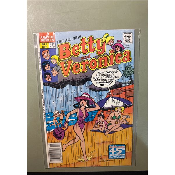 Betty and Veronica #5 (Archie Comics, 1987) Copper Age Comic