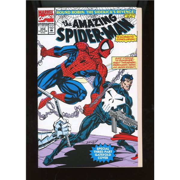 Amazing Spider-Man #358 (1992) Round Robin: Sidekick's Revenge Pt 6
