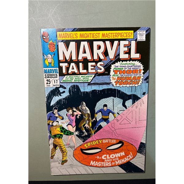 Marvel Tales #17 (Nov 1968, Marvel) Spidey, Thor, Human Torch Reprints