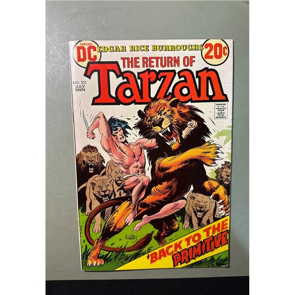 DC Comics Edgar Rice Burroughs Tarzan #221 The Return of Tarzan (1973)