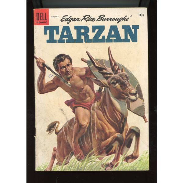 Dell Comics Edgar Rice Burroughs' Tarzan January No. 7 10Â¢