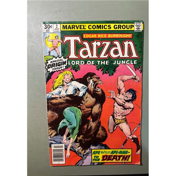 Marvel Comics Tarzan Lord of the Jungle #2 Special Origin Issue (July 1977)