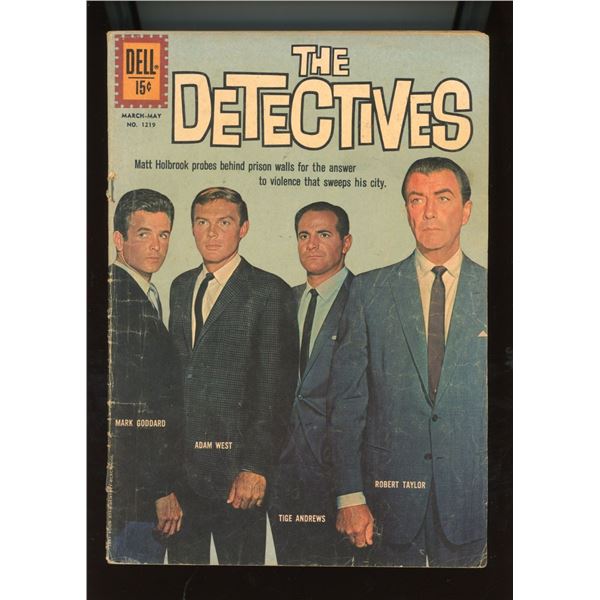 Dell The Detectives Four Color Comic No. 1219 March-May 1962 Adam West