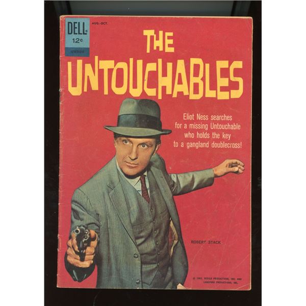 The Untouchables #12-879-210 Dell Comics (Aug-Oct 1962) Robert Stack