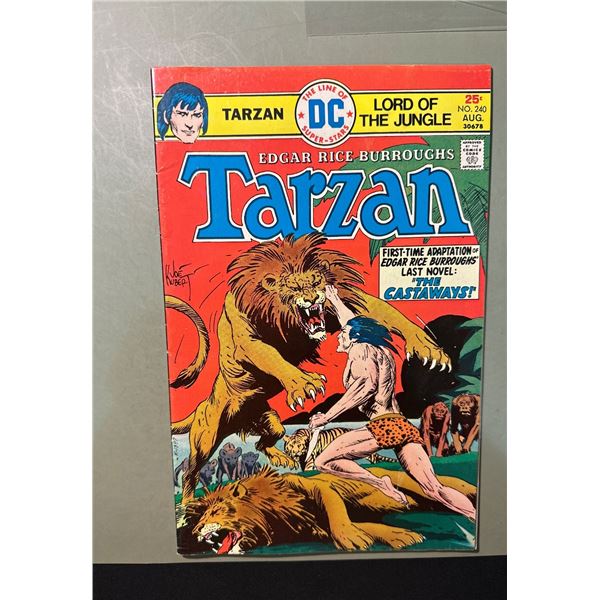 Tarzan #240 (DC Comics, 1975) Lord of the Jungle - The Castaways!