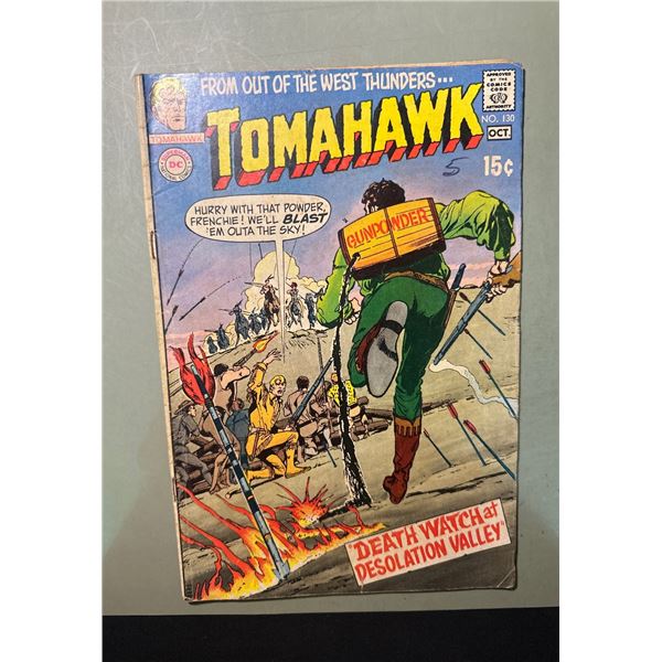 Tomahawk #130 (DC, 1970) 'Death Watch at Desolation Valley' Comic Book