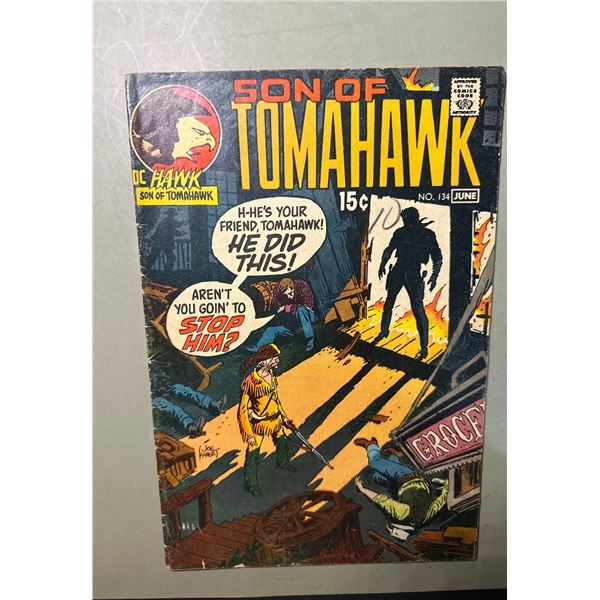 Tomahawk #134 (DC Comics, 1971) Son of Tomahawk - Joe Kubert Cover