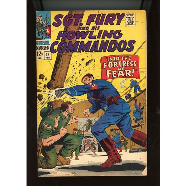 Sgt. Fury and His Howling Commandos #39 (Marvel, 1967) Comic Book