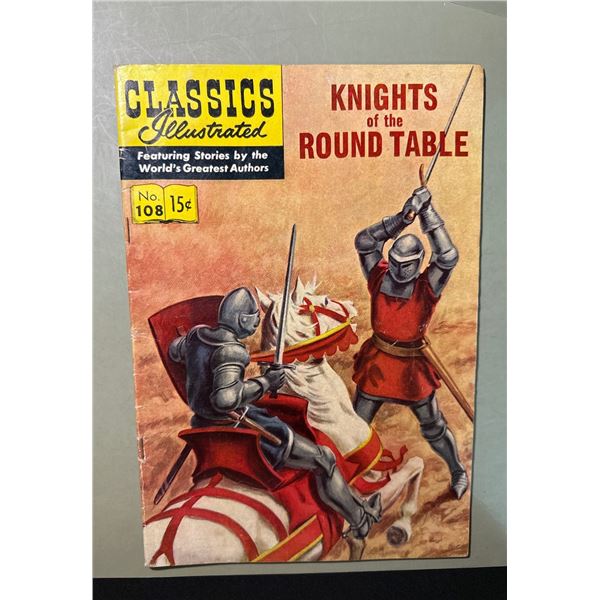Classics Illustrated #108 Knights of the Round Table (Gilberton, 1953) Comic