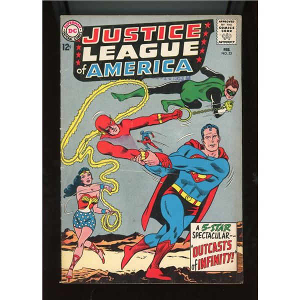 Justice League of America #25 (Feb 1964, DC) - "Outcasts of Infinity!"