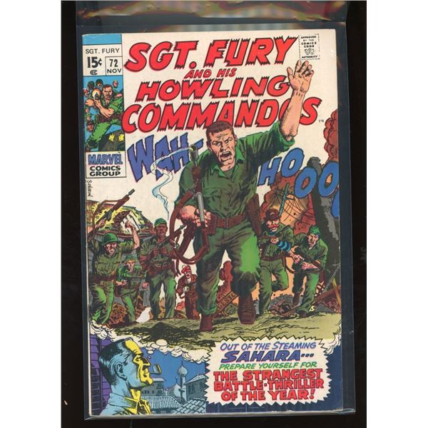 Sgt. Fury and His Howling Commandos #72 (Nov 1969, Marvel Comics Group)