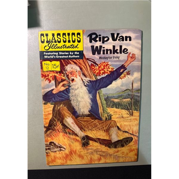 Classics Illustrated #12 Rip Van Winkle Comic Book (1944 Gilberton)