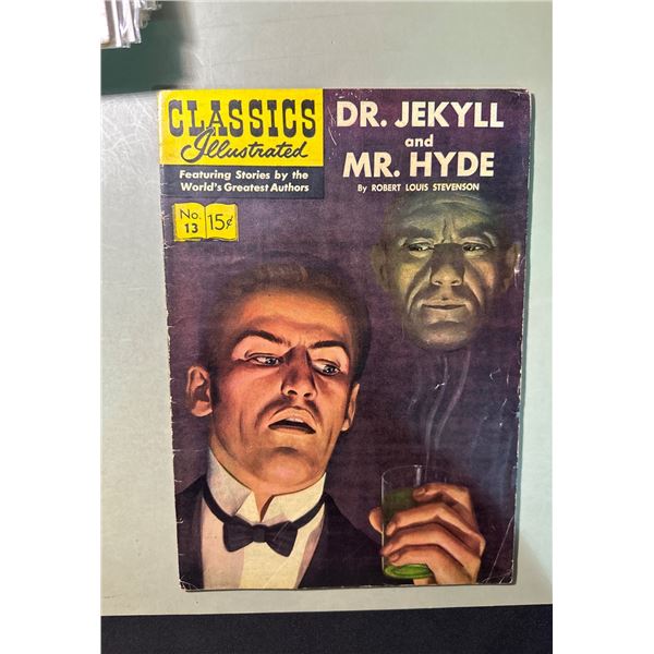 Classics Illustrated #13 Dr. Jekyll and Mr. Hyde Comic (Gilberton, 1944)