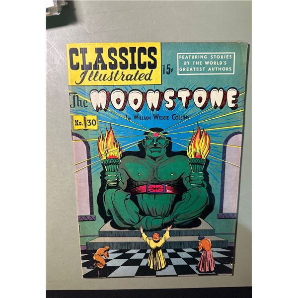 Classics Illustrated #30 The Moonstone by William Wilkie Collins (1946)