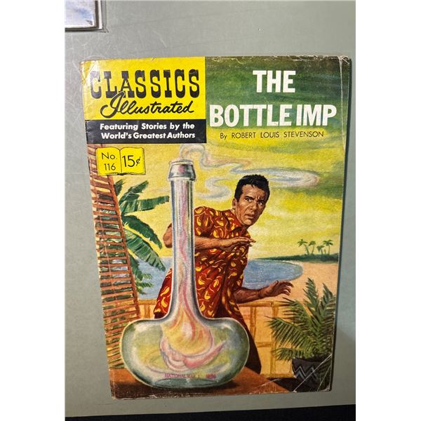 1954 Classics Illustrated #116 The Bottle Imp, Robert Louis Stevenson
