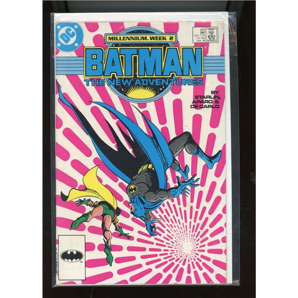 Batman #415 DC Comics (1988) Millennium Week 2 Starlin Aparo DeCarlo
