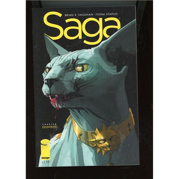 Saga #18 Image Comics Brian K. Vaughan Fiona Staples (2014)