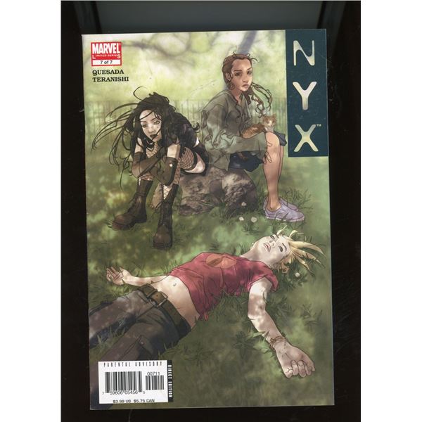 NYX #7 (Marvel Comics, 2005) Quesada, Teranishi