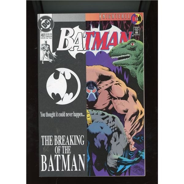 Batman #497 DC Comics Knightfall Part 11 The Breaking of THE BATMAN