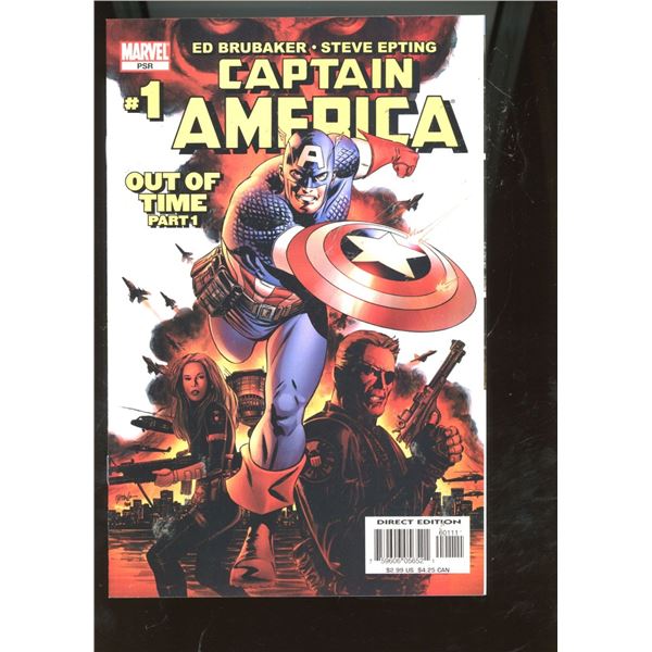 Captain America (2005) #1 Ed Brubaker Steve Epting Out Of Time Part 1