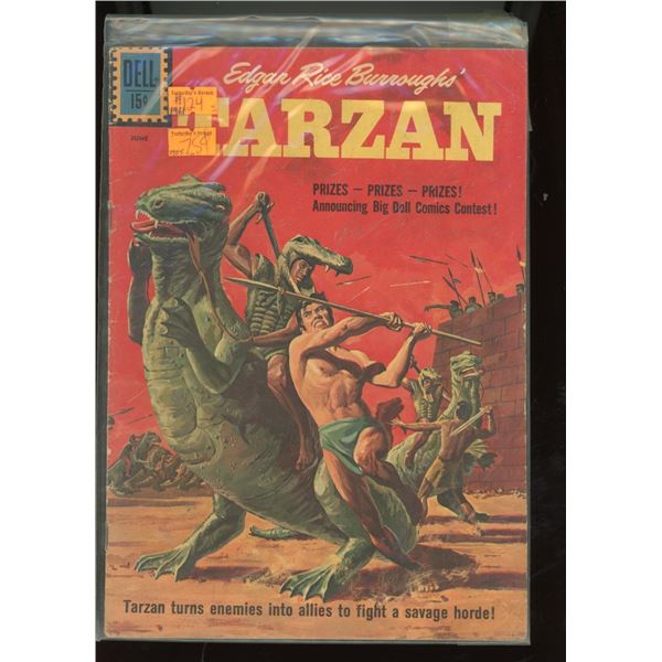Tarzan #124 (Dell, 1961) Edgar Rice Burroughs - Wilson Cover