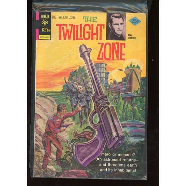 The Twilight Zone #59 Gold Key Comics 90016-409 (Sept 1974) Rod Serling