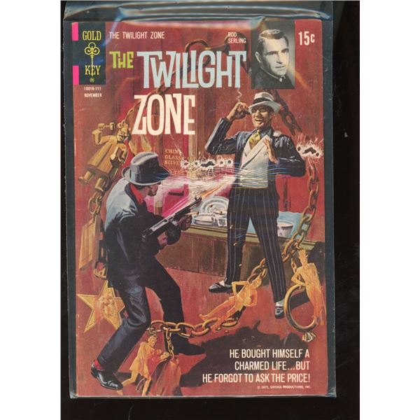 The Twilight Zone #41 Gold Key Comic Book Rod Serling November 1971 15c