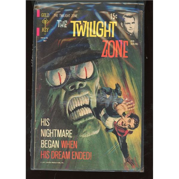 The Twilight Zone MAY (Gold Key, 1971) Comic - Rod Serling