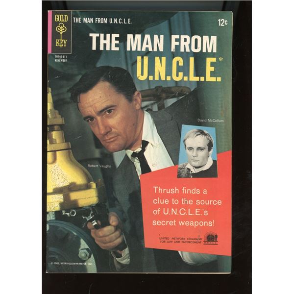 The Man From U.N.C.L.E. #1 (Gold Key, 1965) Comic 10146-511 November