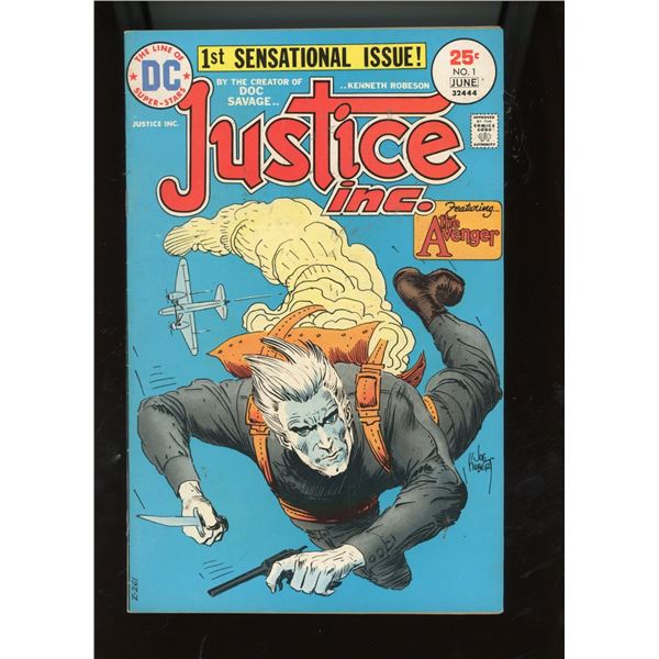 Justice Inc. #1 DC Comics (June 1975) 1st Issue The Avenger Kubert Art