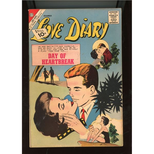 Love Diary #19 Charlton Comics Dec 1961 Day of Heartbreak Romance Comic