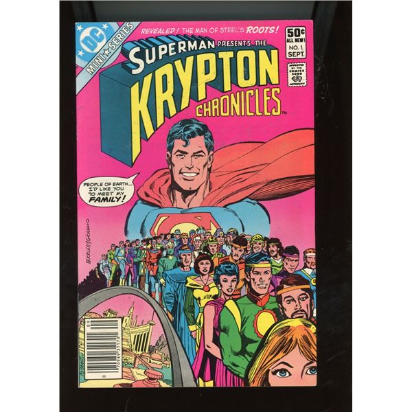 DC Comics Superman Presents The Krypton Chronicles #1 Sept. 1981