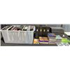 Image 1 : Large Assorted Lot of CD, DVD, VHS Media, Binders, and Storage Cases