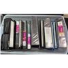 Image 2 : Large Assorted Lot of CD, DVD, VHS Media, Binders, and Storage Cases