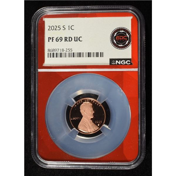 2025-S SHIELD CENT NGC PF69 RD UC