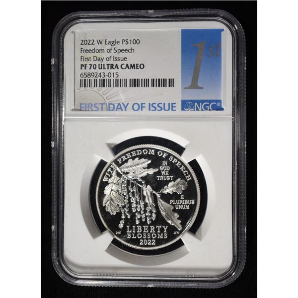 2022-W PLATINUM EAGLE NGC PF-70 ULTRA CAMEO