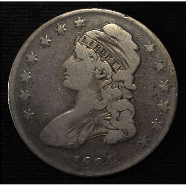 1834 BUST HALF DOLLAR FINE
