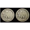 Image 2 : (2) 1917-S WALKING LIBERTY HALF DOLLARS