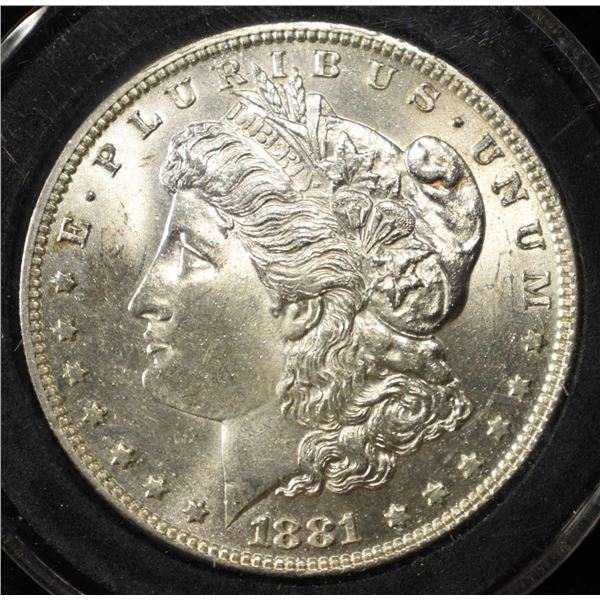1881 MORGAN DOLLAR CH/GEM BU