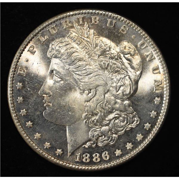 1886 MORGAN DOLLAR GEM BU PROOFLIKE