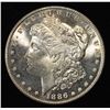 Image 1 : 1886 MORGAN DOLLAR GEM BU PROOFLIKE