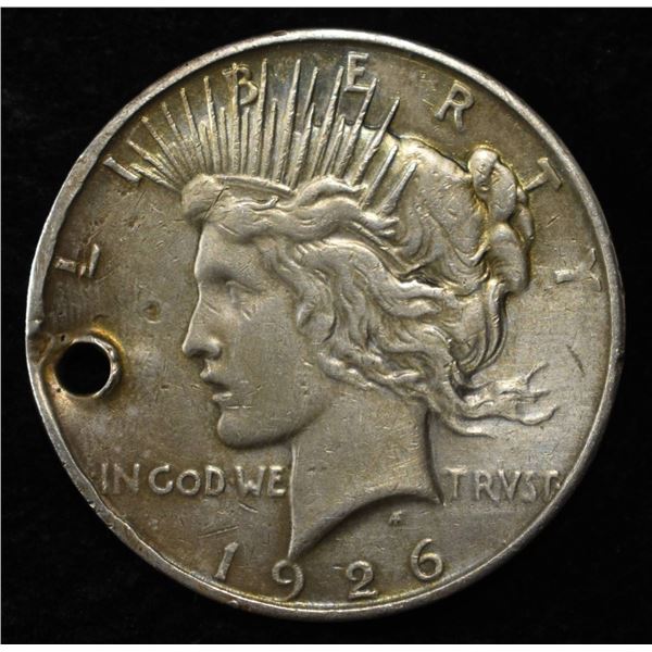 1926-D PEACE DOLLAR DAMAGED