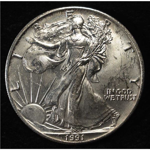 1991 AMERICAN SILVER EAGLE