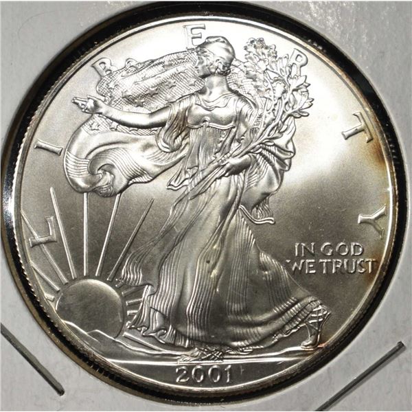2001 AMERICAN SILVER EAGLE