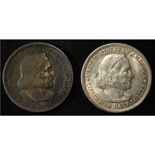 1892, 1893 COLUMBIAN COMMEM HALVES
