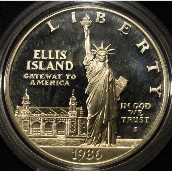 1986-S $1 COMMEM STATUE OF LIBERTY