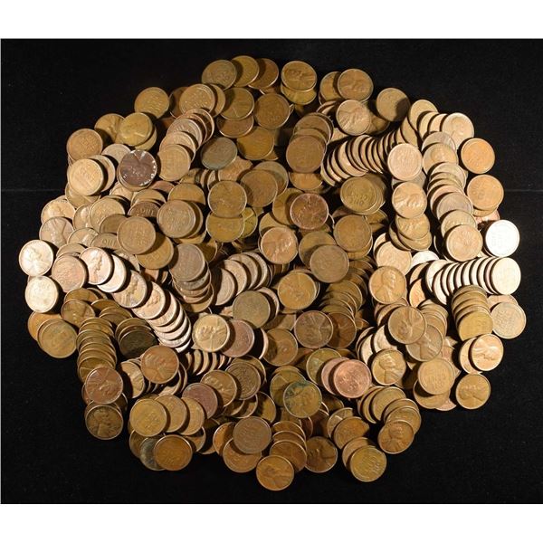 (500) WHEAT CENTS: MIXED DATES