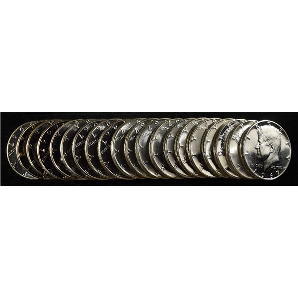 1967 KENNEDY HALF DOLLARS SMS ROLL