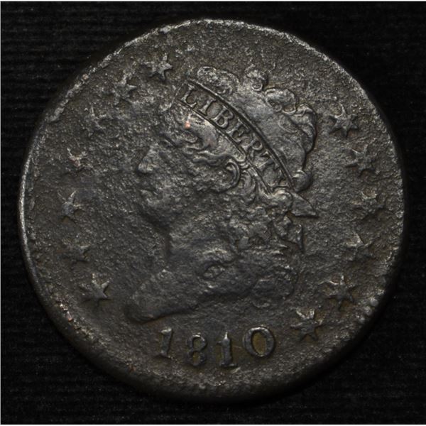 1810/09 CLASSIC HEAD LARGE CENT XF