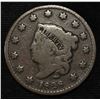 Image 1 : 1828 CORONET HEAD LARGE CENT FINE